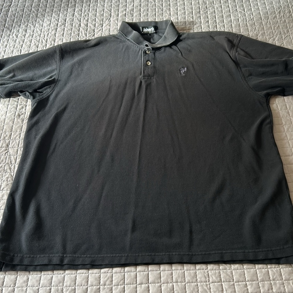 ⛳️ Ashworth Black Golf Polo